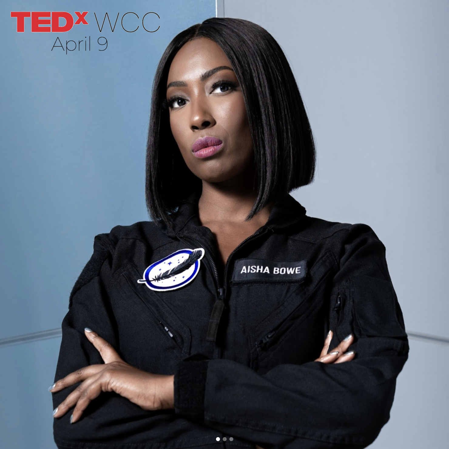 Aisha Bowe returns to take center stage at TEDxWCC