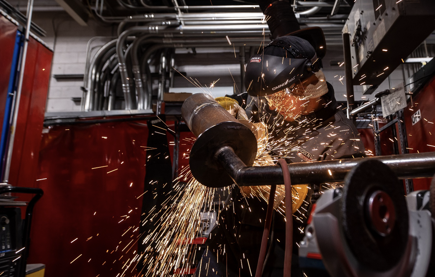WCC welding student